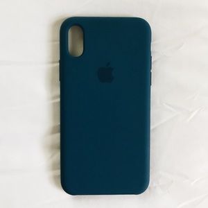 Blue Apple Silicone iPhone X/XS Case